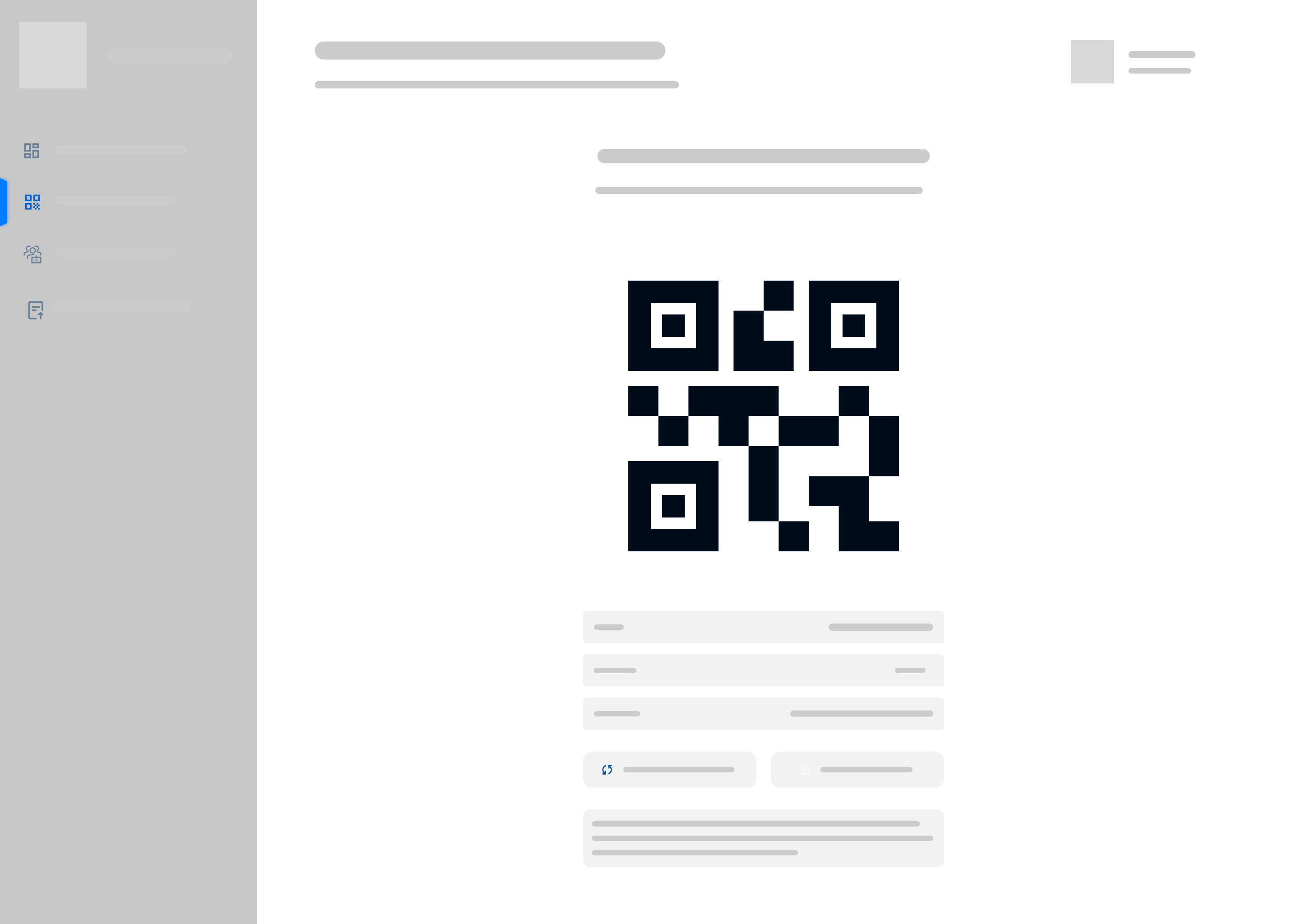 daily qr code wireframe